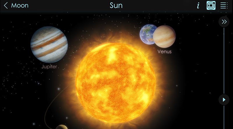 เรียนรู้ระบบสุริยะจักรวาล กราฟฟิกสวยงาม ด้วยแอพ Solar Walk 2 บน iPad
